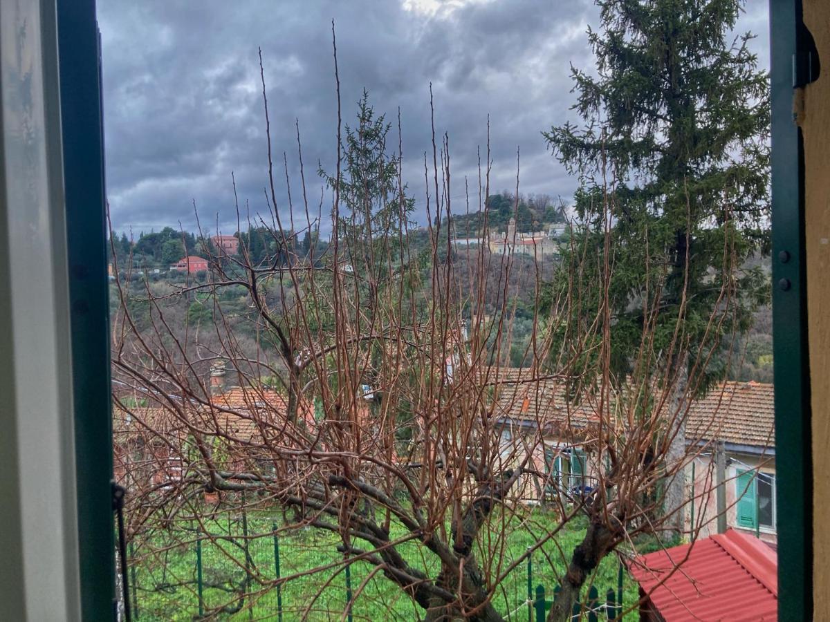 La Casa Rossa Arcola Con Vista Villa Luaran gambar