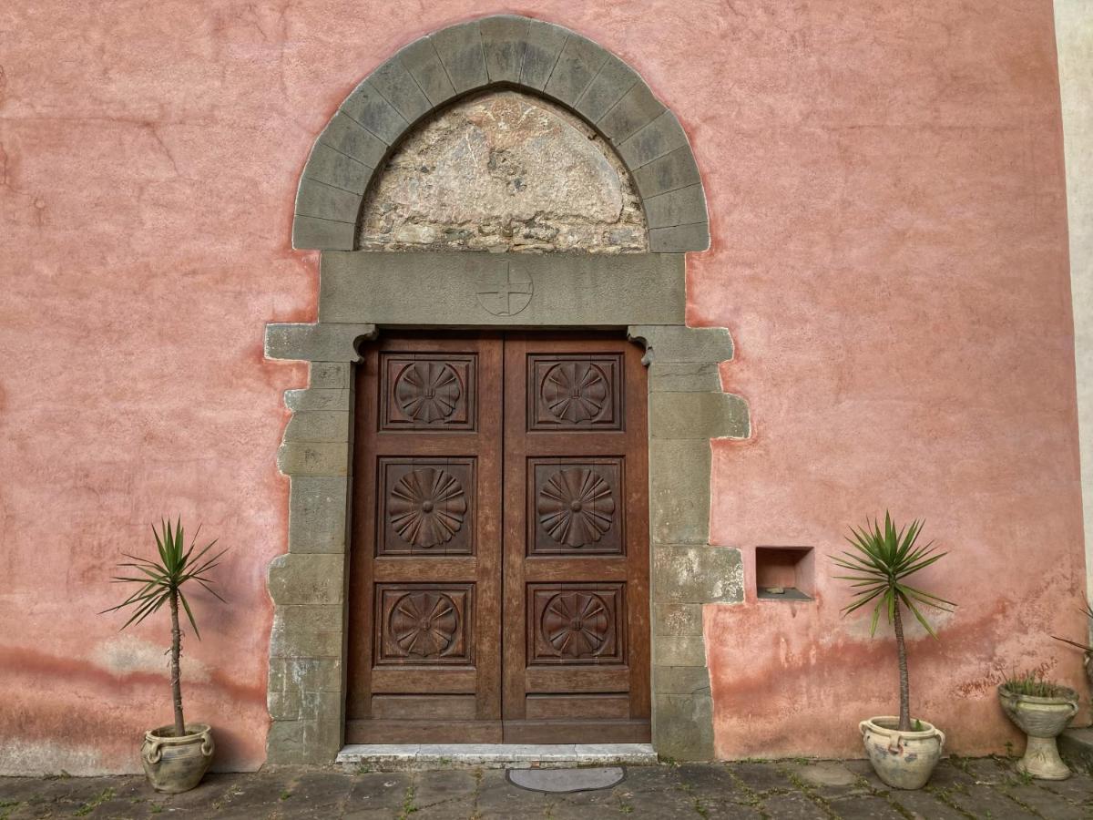 La Casa Rossa Arcola Con Vista Villa Luaran gambar